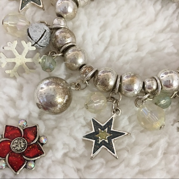 Holiday Christmas Bracelets Pin Set of 3 Enamel - Picture 7 of 8